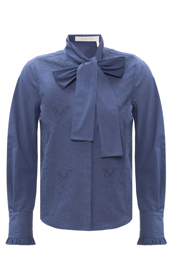 See By Chloe Openwork shirt